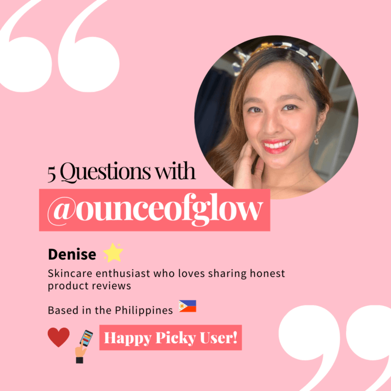 5 Questions with: Denise of @ounceofglow - COSRX Official