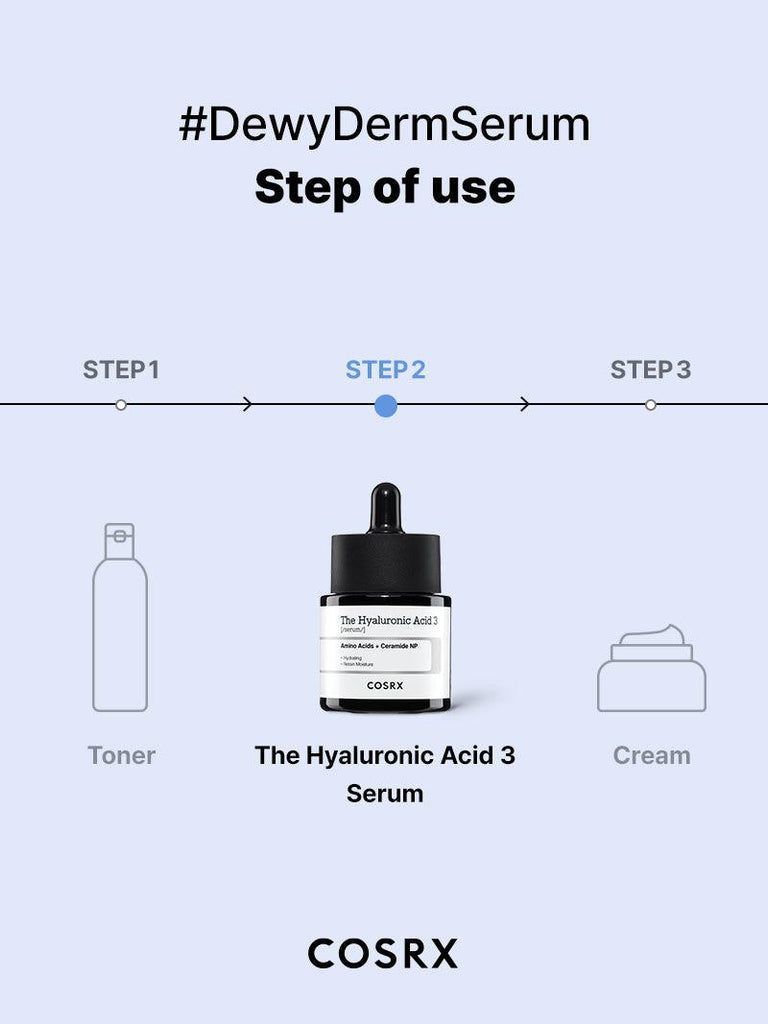 The Hyaluronic Acid 3 Serum - COSRX Official