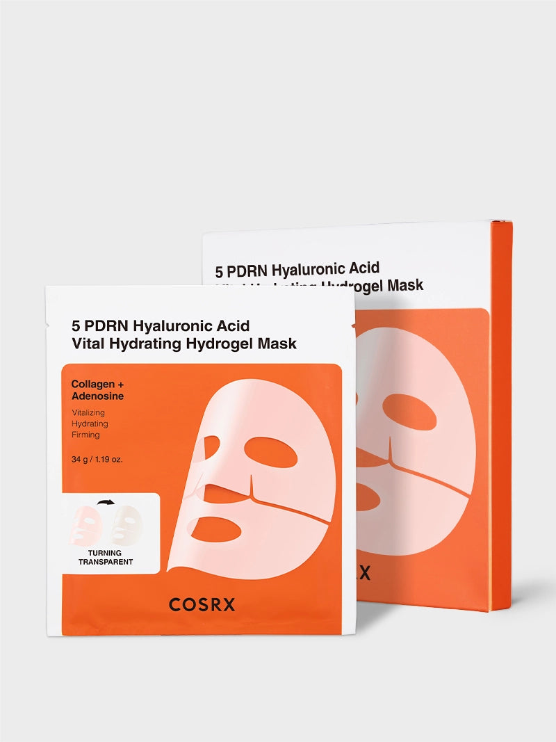 COSRX 5 PDRN Hyaluronic Acid Vital Hydrating Hydrogel Mask – COSRX