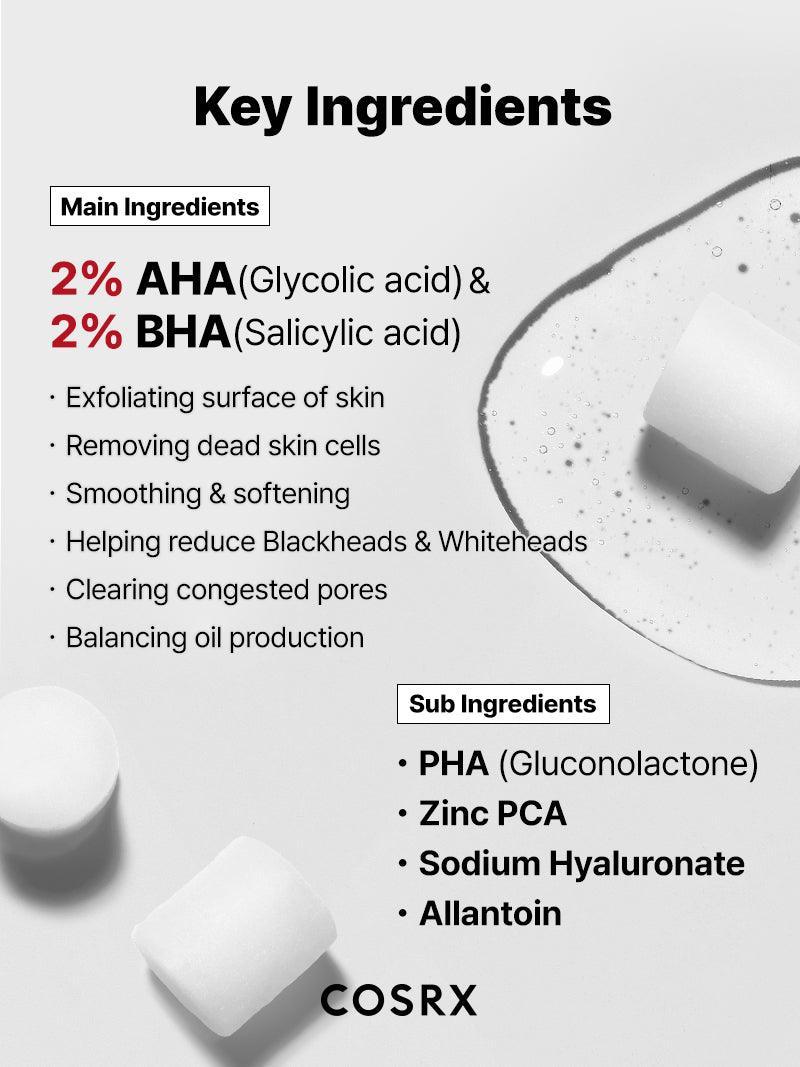 The AHA 2 BHA 2 Blemish Treatment Serum – COSRX Official