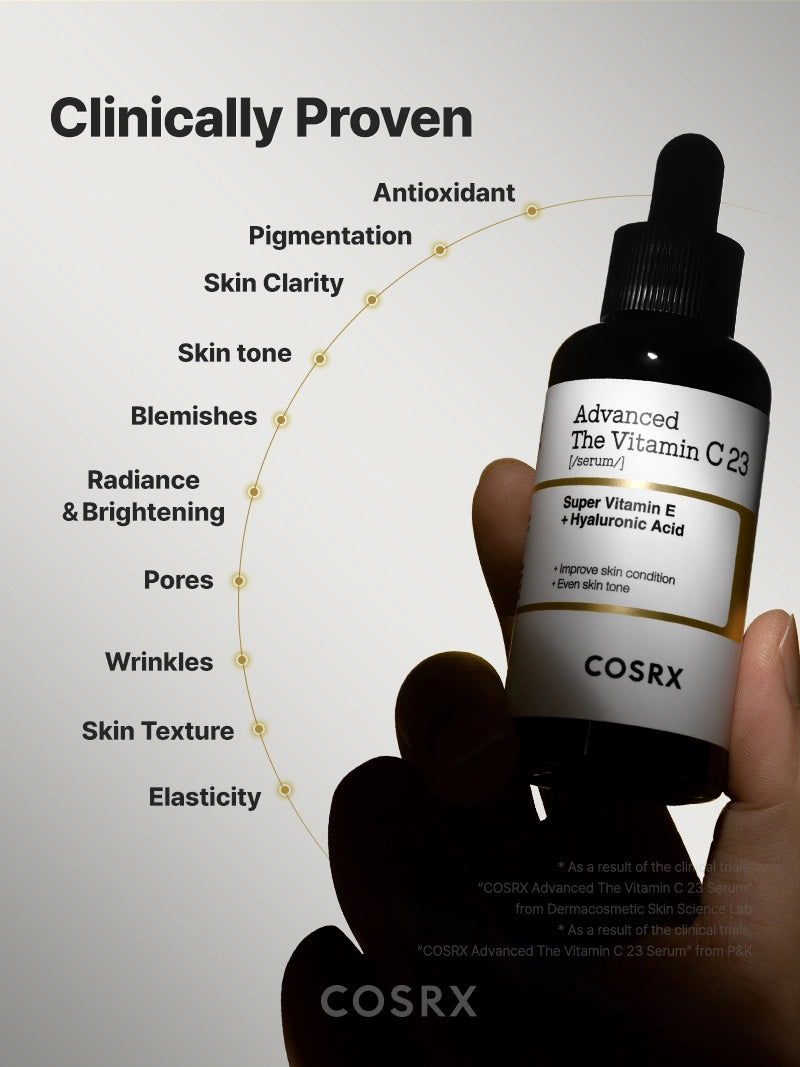 COSRX The Vitamin C 23 Serum 20g - Hypoallergenic, Helps with Wrinkle Appearance, Healthy Aging, Dark Spots, Acne and Blemishes COSRX The Vitamin C 23 Serum 20g - Hypoallergenic, Helps with Wrinkle Appearance, Healthy Aging, Dark Spots, Acne and Blemishes