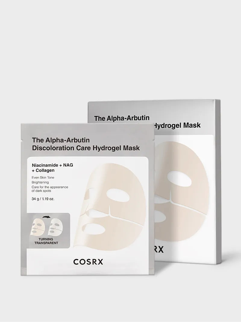 COSRX The Alpha-Arbutin Discoloration Care Hydrogel Mask_3ea