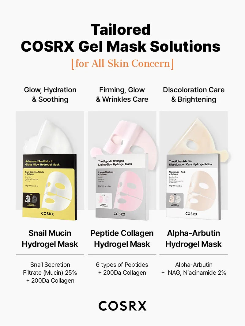 COSRX The Alpha-Arbutin Discoloration Care Hydrogel Mask_3ea
