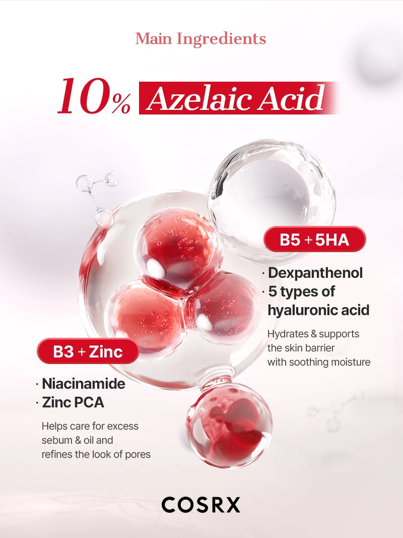 スキンケア COSRX Azelaic Acid 10 B5 Redness Soothing Cream – COSRX Official