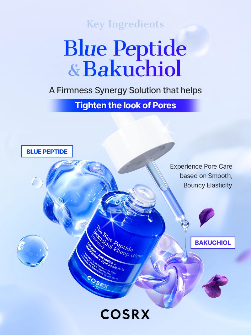 COSRX The Blue Peptide Bakuchiol Plump Glow Serum – COSRX Official