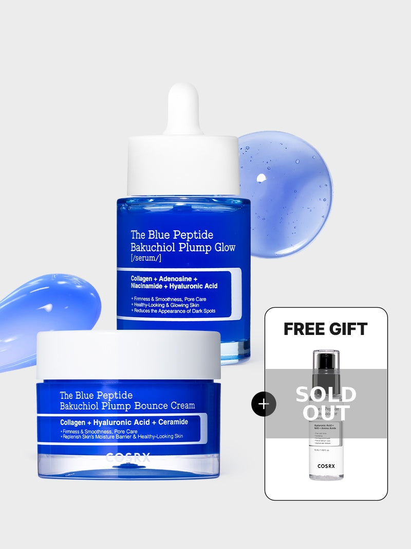 The Blue Peptide Bakuchiol Plump Duo
