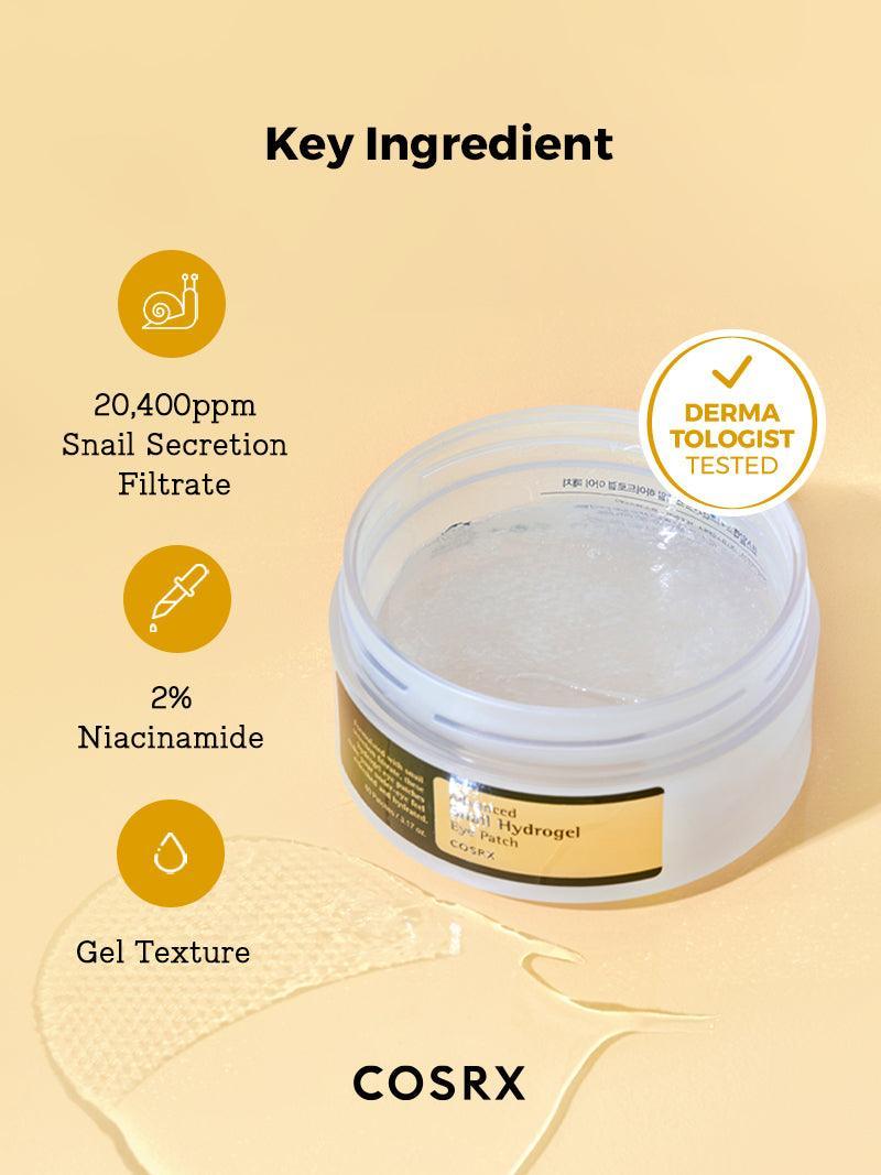 Advanced Snail Hydrogel Eye Patch COSRX Official