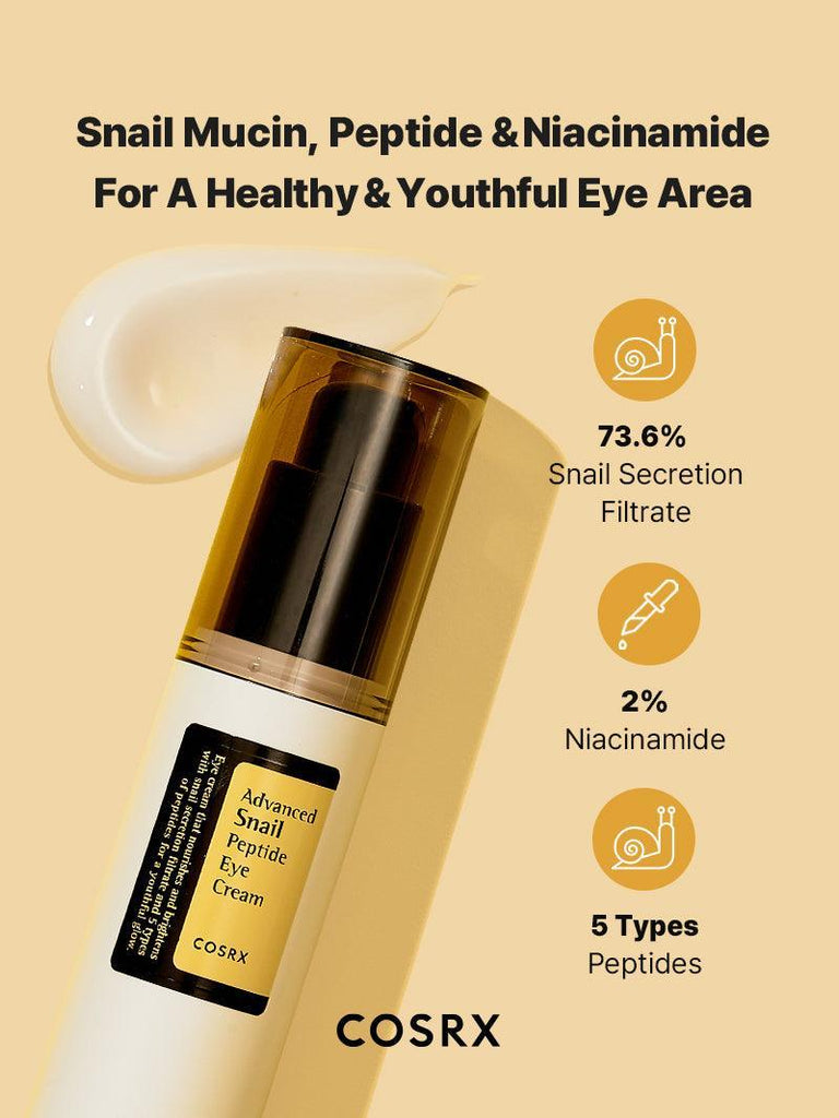 Advanced Snail Peptide Eye COSRX Advanced Snail Peptide Eye Cream 25ml advanced-snail-peptide-eye-cosrx-advanced-snail-peptide-eye-cream-25ml