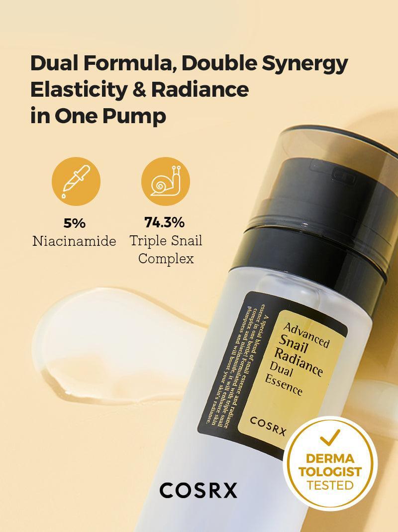 cosrx glutathione COSRX Dual Essence Advanced Snail Radiance 80ml cosrx glutathione COSRX Dual Essence Advanced Snail Radiance 80ml