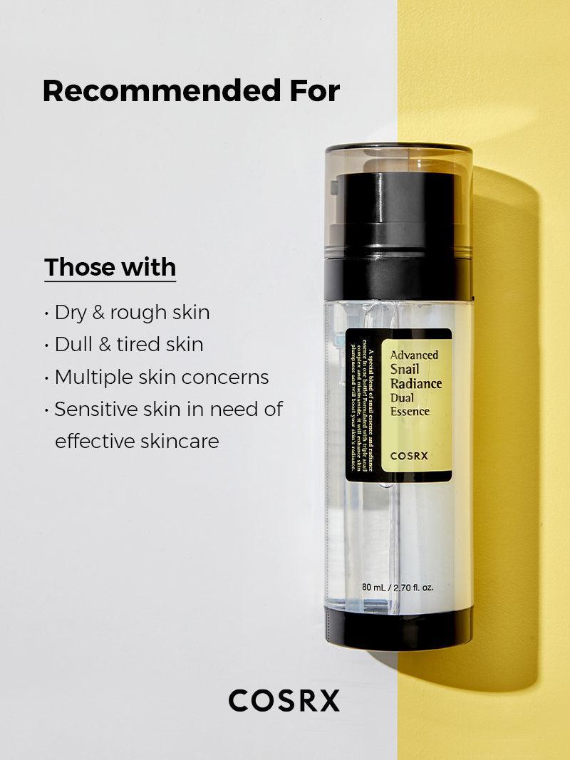 COSRX Advanced Snail Radiance Dual Essence (80ml) COSRX Advanced Snail Radiance Dual Essence (80ml)