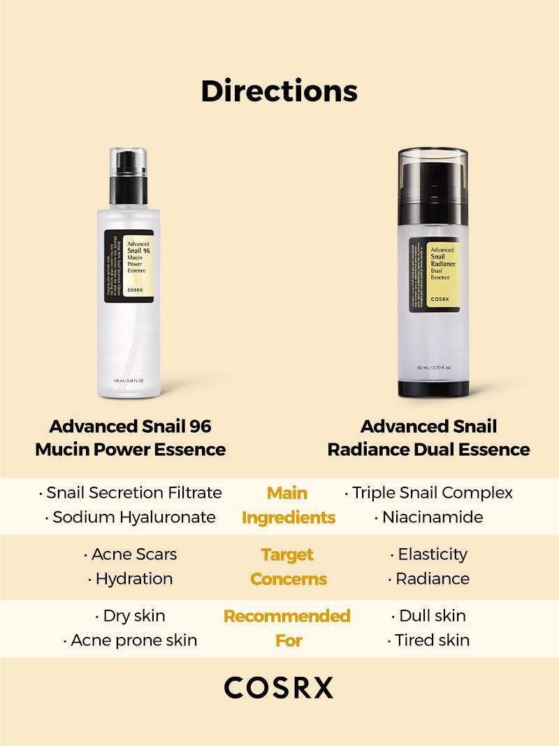 Advanced Snail Radiance Dual Essence | COSRX.COM – COSRX Official