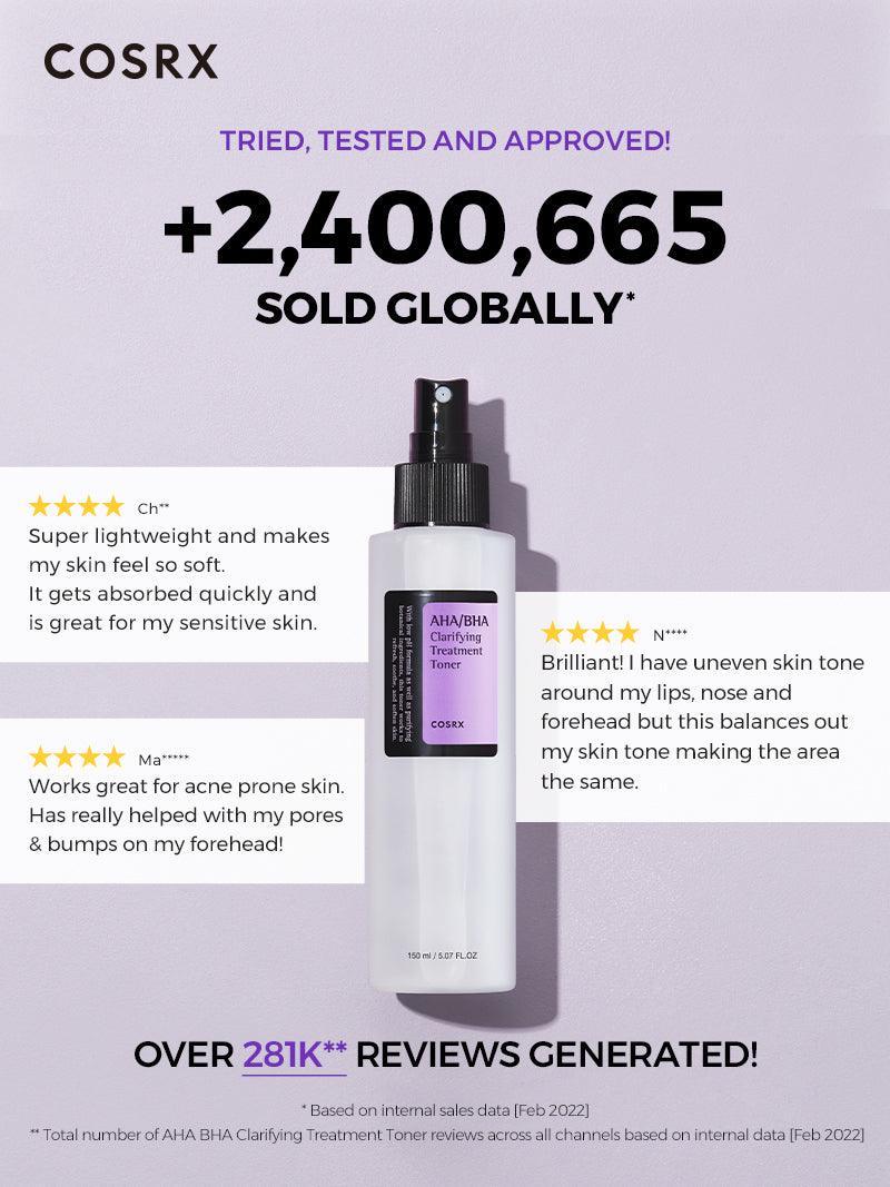 COSRX AHA/BHA Clarifying Treatment Toner (150ml) COSRX AHA/BHA Clarifying Treatment Toner (150ml)