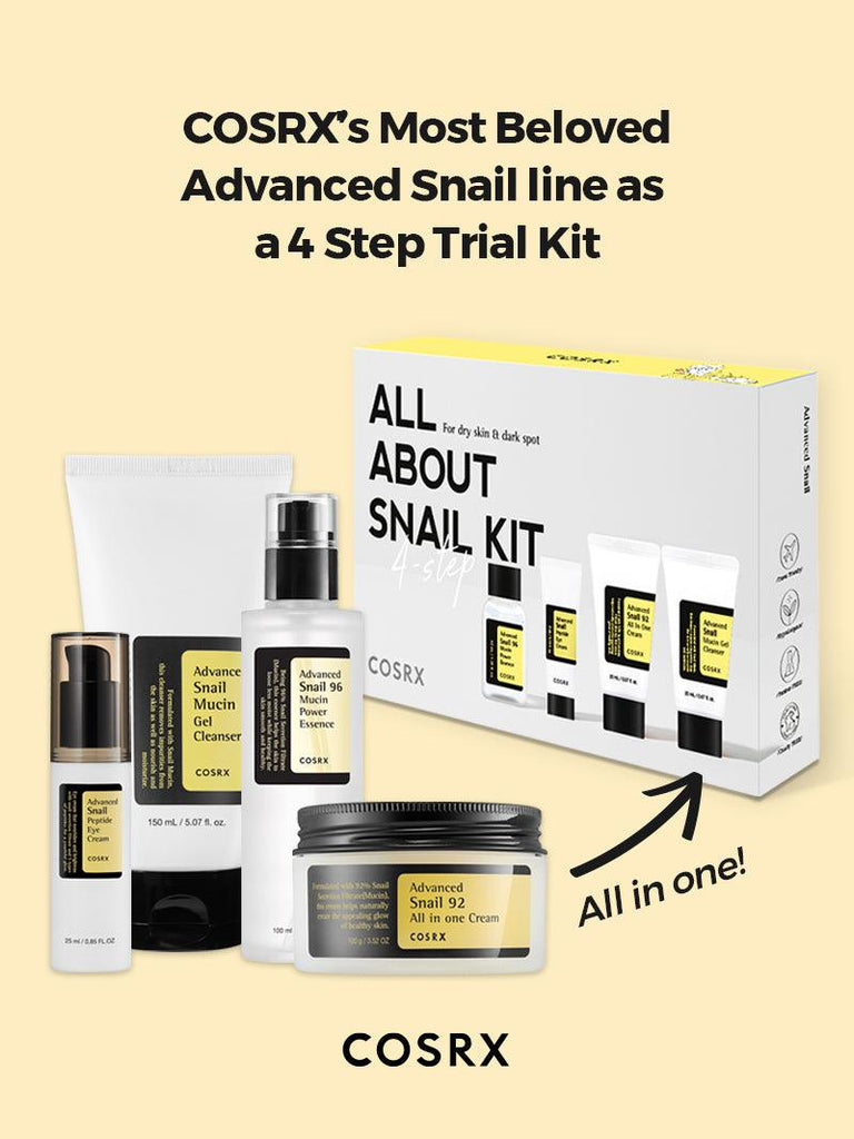ALL ABOUT SNAIL KIT 4-step - COSRX Official