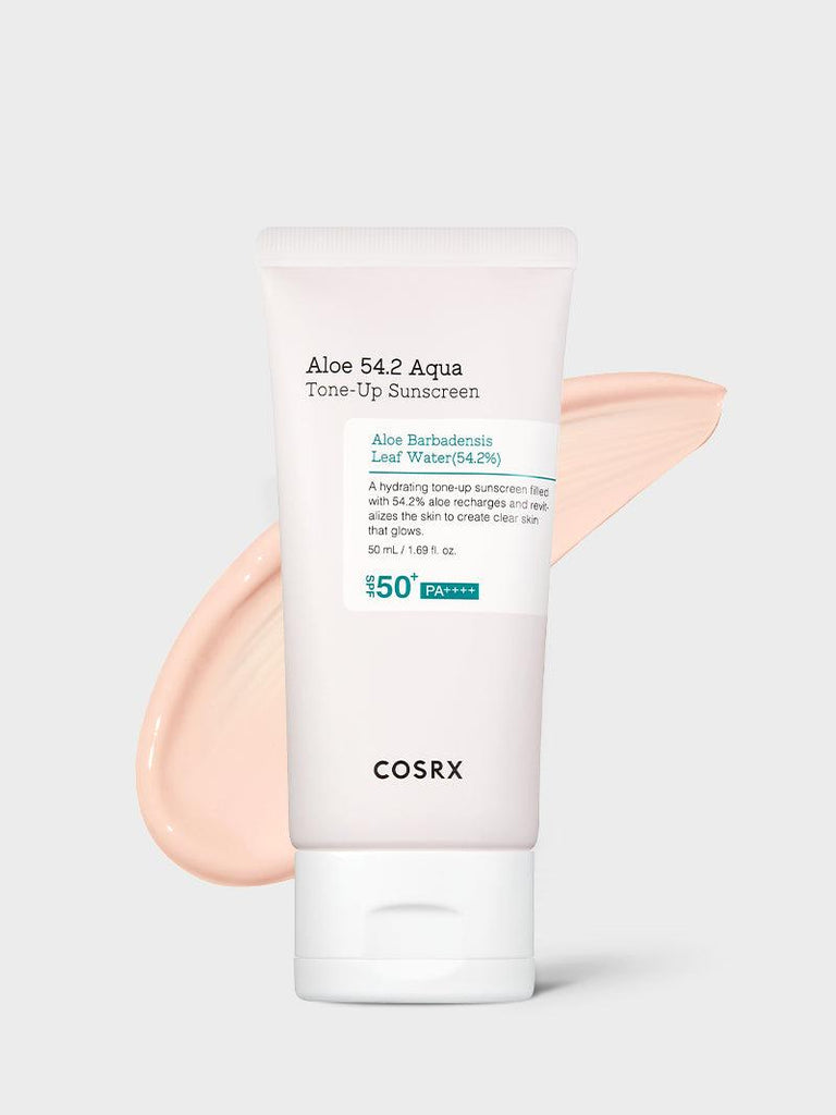 Aloe 54.2 Aqua Tone-up Sunscreen SPF 50+ PA++++ - COSRX Official