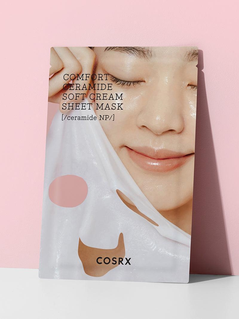 Comfort Ceramide Soft Cream Sheet Mask, 26ml, 0.87 FL.OZ | COSRX