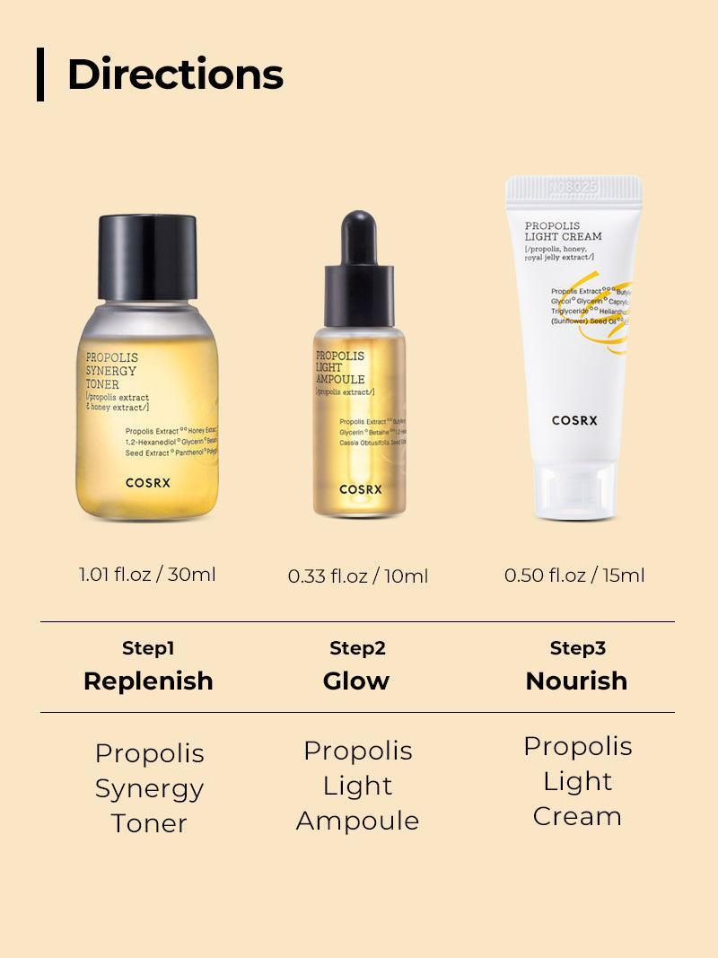 HONEY GLOW KIT- 3 step | COSRX.COM – COSRX Official