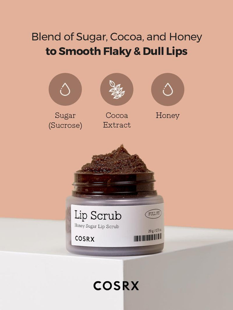 Lip Scrub - Full Fit Honey Sugar Lip Scrub - COSRX Official