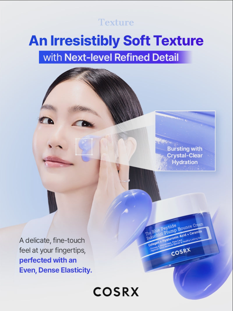 COSRX The Blue Peptide Bakuchiol Plump Bounce Cream – COSRX Official