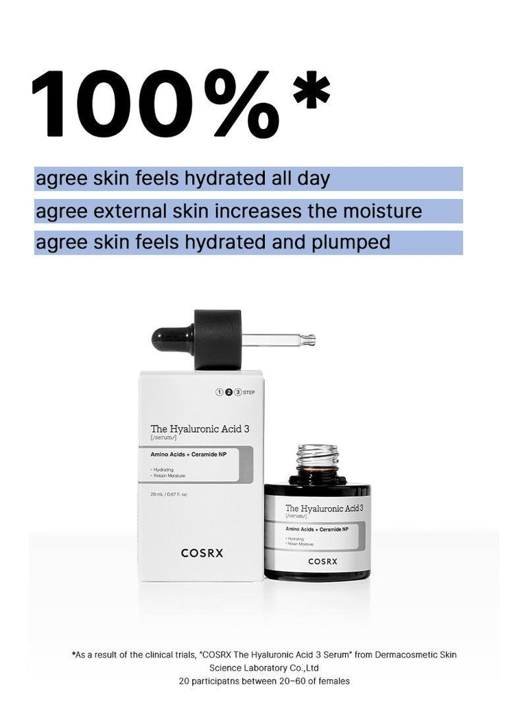 The Hyaluronic Acid 3 Serum - COSRX Official