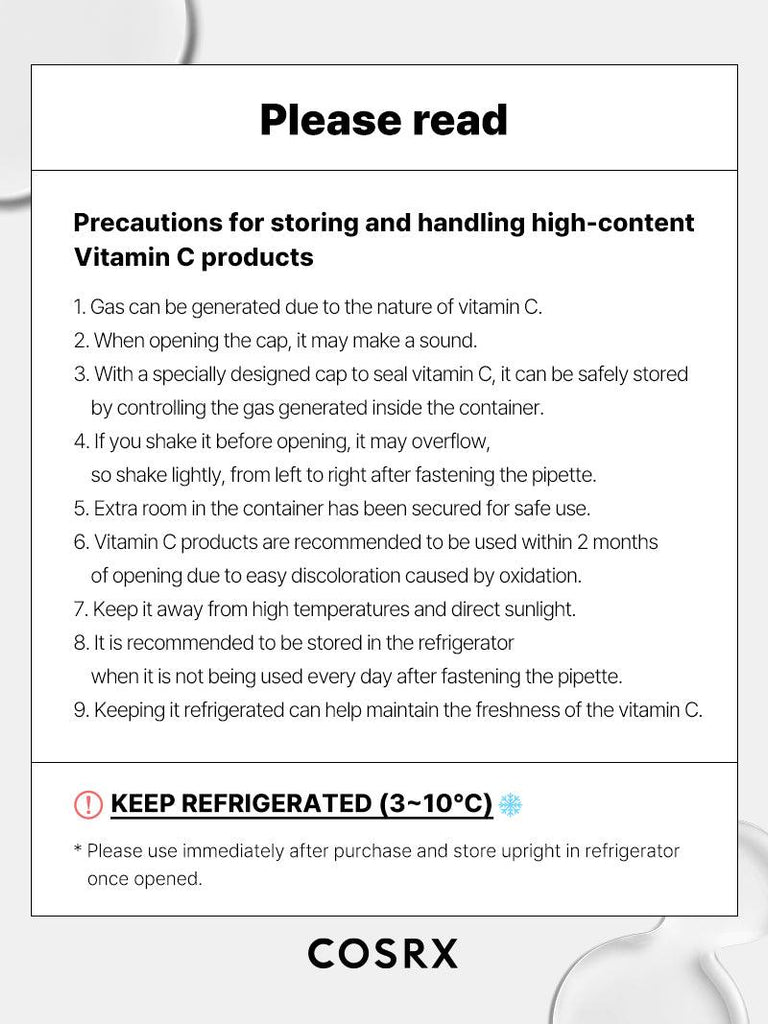 The Vitamin C 23 Serum - COSRX Official